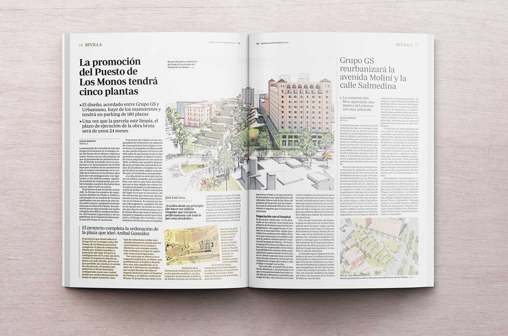 La promoción del Puesto de Los Monos tendrá cinco plantas y un parking de 180 plazas