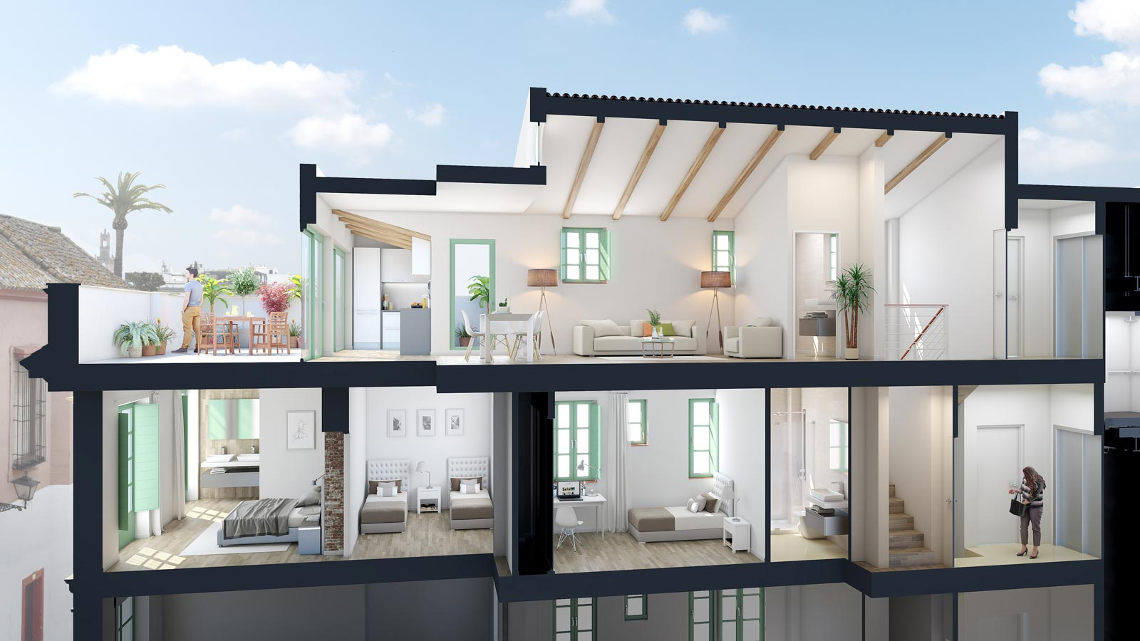 Pisos en venta en Calle Teodosio (San Lorenzo - Sevilla Centro)